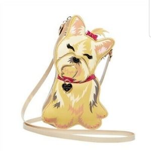 Betsey Johnson yorkie crossbody